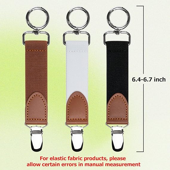 3 Pcs Hat Clips for Travel Handbag Backpack Luggage,Elastic Clip Hat Companion for Women,Outdoor Travel Accessory