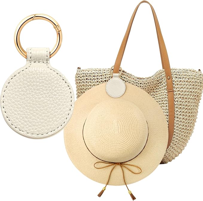 Magnetic Hat Clip for Travel on Bag - Magnet Storage Hook, Vacation Traveling Essentials Accessory Beige