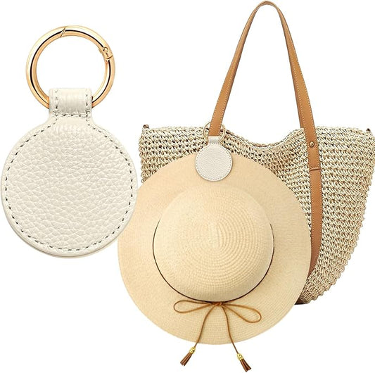 Magnetic Hat Clip for Travel on Bag - Magnet Storage Hook, Vacation Traveling Essentials Accessory Beige